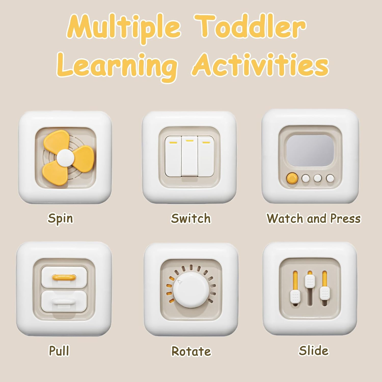 TibaToes™ Montessori Busy Cube