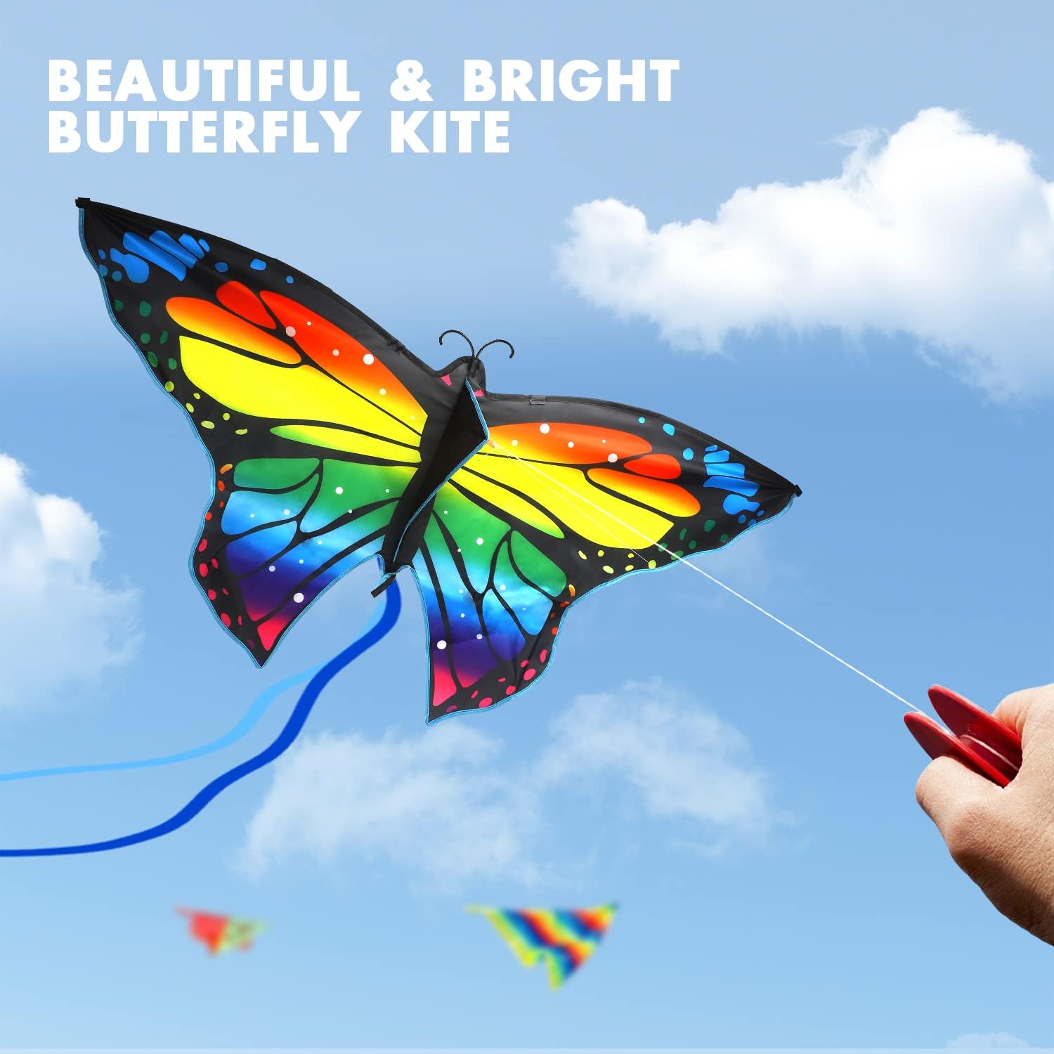 Fidtoy Butterfly Kite for Kids and Adults Easy to Fly