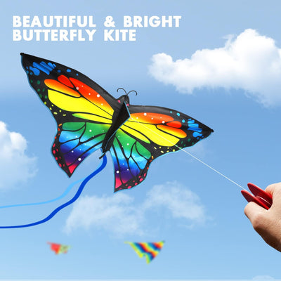 Cometa de Mariposa Fidtoy para Niños y Adultos Fácil de Volar