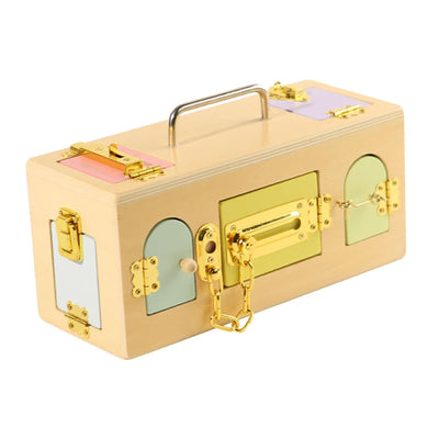 TREDYNEST Montessori Lock Box Toy Sensory Toy Interactive Activity Board for Kids Baby | Educational Toys | STEM Toys | Learning Toys