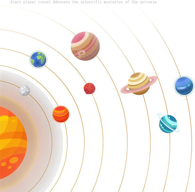Maquette du système solaire pour enfants - Maquette en bois des neuf planètes du système solaire | Jouets éducatifs scientifiques d'astronomie, maquettes de planètes, jouets spatiaux, jouets STEM maquettes de planètes d'astronomie KOT-au
