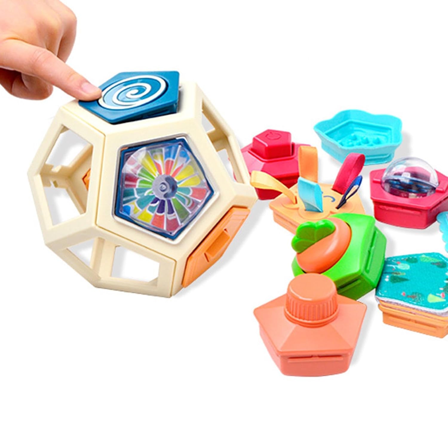 Jouet Balle Sensorielle d'Éveil Fidtoy pour Bébés et Tout-petits