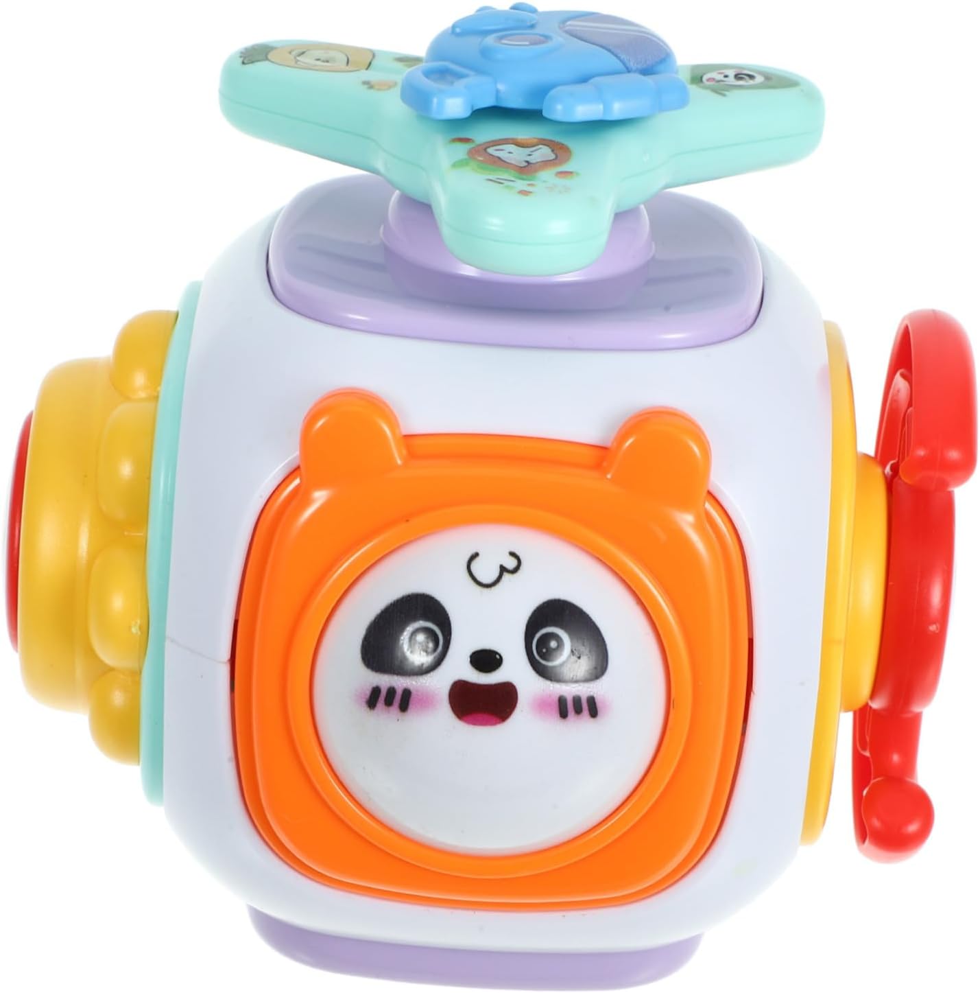 HANABASS Cubo de Actividades para Niños Pequeños Juguete Montessori Educativo Juguete de Viaje Sensory Play Aprendizaje para 1