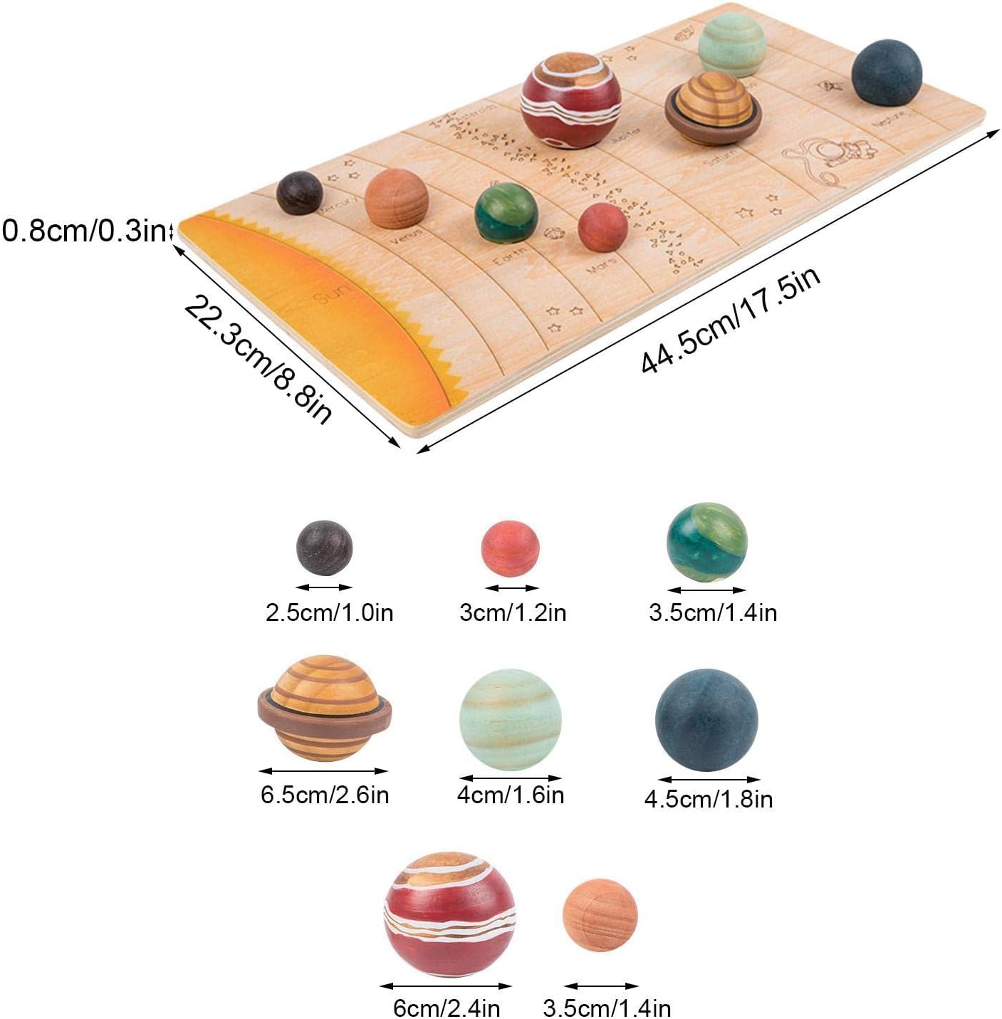 Solar System Puzzle - Outer Space Match Toys,Puzzle Fun Educational Toy Families Raising Recognition Promotes Hand-eye Coordination Ability