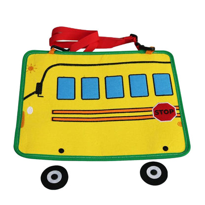 Montessori Busy Board Sensory Toys Activities Fine Motor Skills Travel Toy