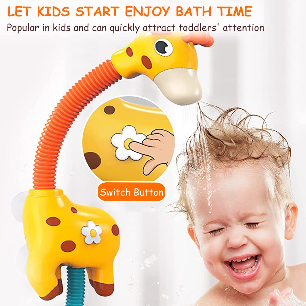 Little Bado Giraffe Water Jet Sprinkler – Interactive Bath Toy for Toddlers