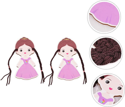 BESPORTBLE 2 Piezas Juguetes De Trenza De Madera para Juguetes Trenzados Mano Años Primera Infancia