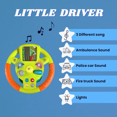 Fidtoy Volante Eléctrico Little Driver de Juguete para Niños