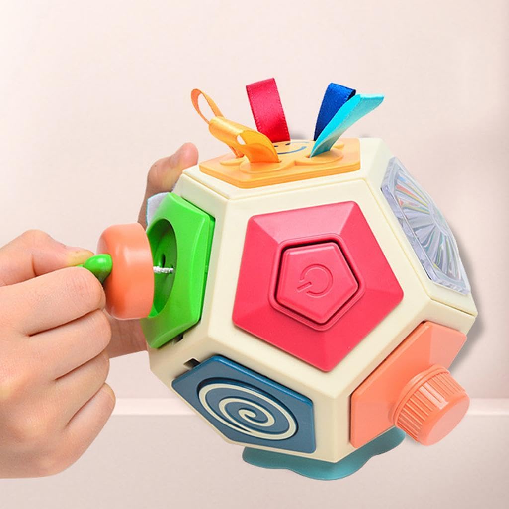 Jouet Balle Sensorielle d'Éveil Fidtoy pour Bébés et Tout-petits