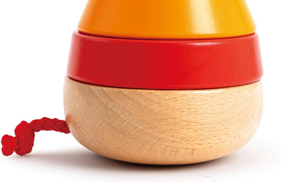 Fidtoy Wooden Puppy Stacking Toy with Sound for Toddlers