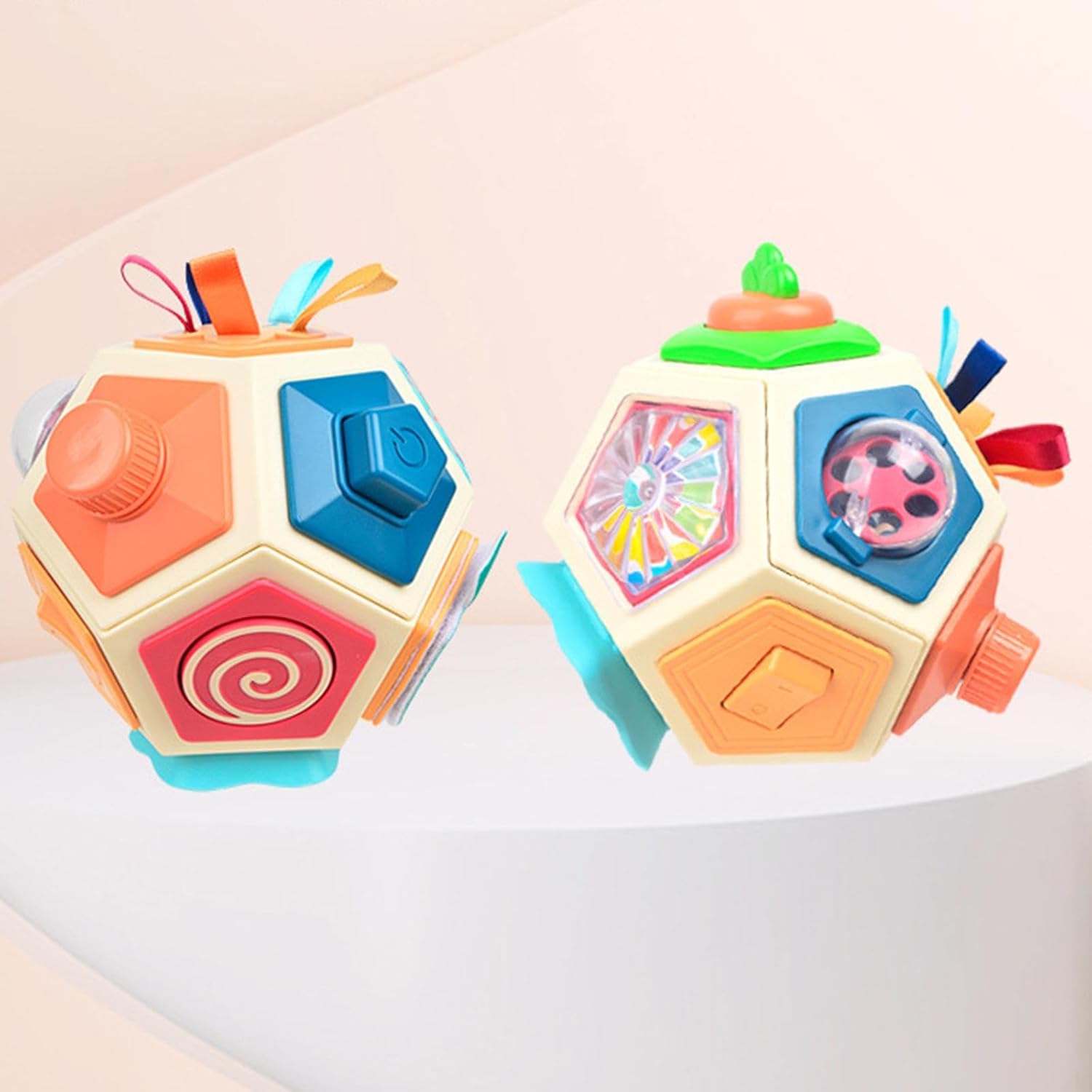 Jouet Balle Sensorielle d'Éveil Fidtoy pour Bébés et Tout-petits