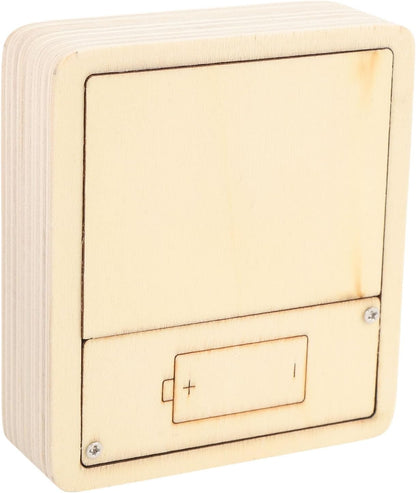 Ahşap Duyusal Tahta Anahtarı Oyuncak Kırmızı Yeşil Işık Anahtarı Oyunu Oyun Etkinliği Kurulu Eğitim Oyuncakları Seyahat Oyuncakları Çocuklar İçin LED Işık Anahtar Tahta Oyunu