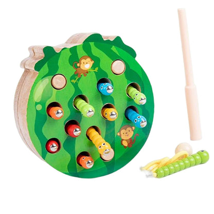 CALANDIS™ Wood Beaded Toys Funny Sensory Toy Educational Blocks for Game Toddlers Kids Watermelon | Developmental Baby Toys | Toys for Baby