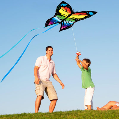 Cometa de Mariposa Fidtoy para Niños y Adultos Fácil de Volar