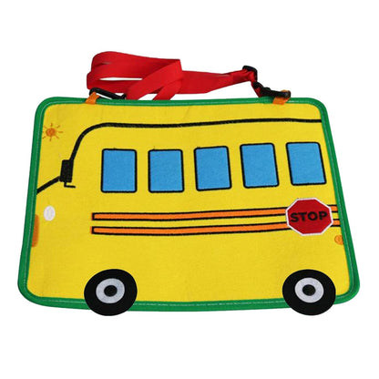 Montessori Busy Board Sensory Toys Activities Fine Motor Skills Travel Toy