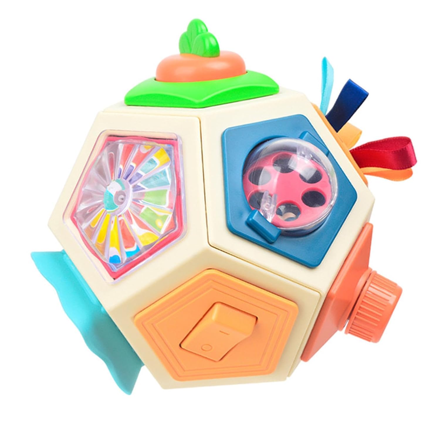 Jouet Balle Sensorielle d'Éveil Fidtoy pour Bébés et Tout-petits