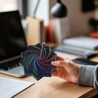 FidgetStar™ - Espiral Sensorial – Mantiene a los niños calmados, concentrados y entretenidos