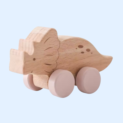 Fidtoy Voiture en Bois Wonder Wheels pour Tout-Petits, Jouet d'Apprentissage Montessori