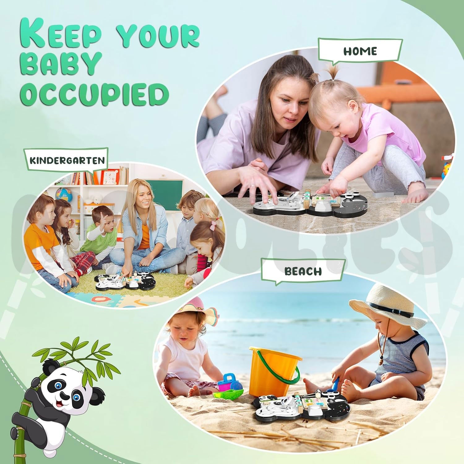 Busy Board - Panda Bear