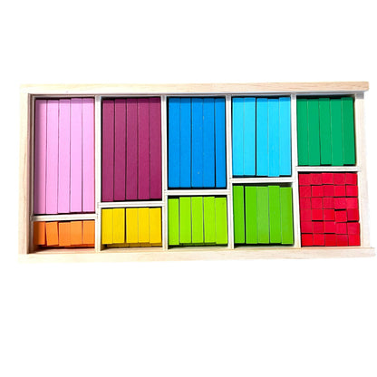 Cuisenaire Rods Kit Math Counting Sticks