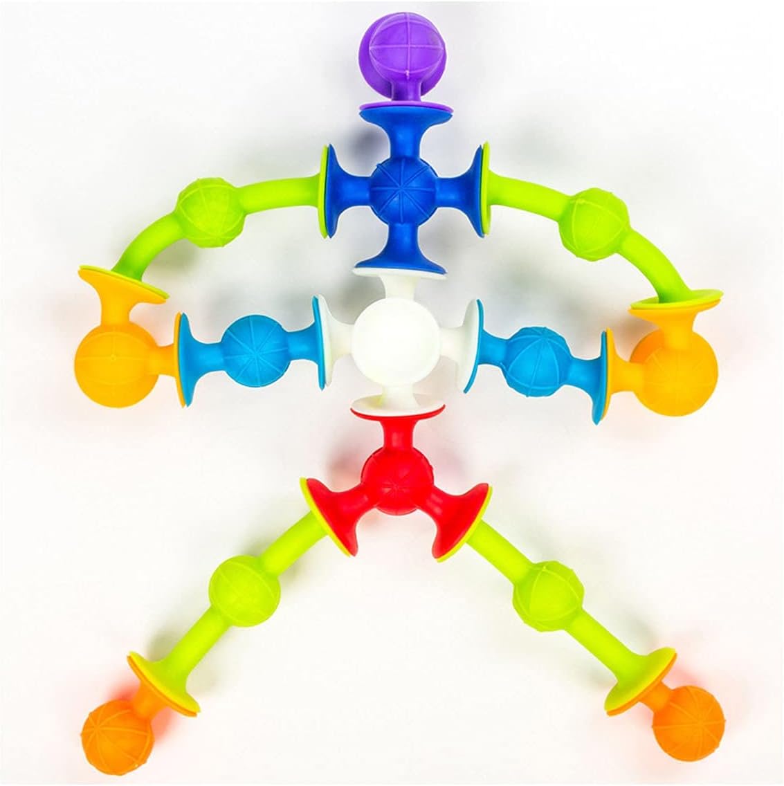 36 Pieces Suction Cups Sensory Construction Building Blocks - 009