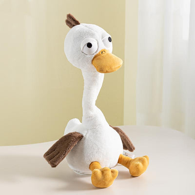 Fidtoy Repeater Duck Plush Toy Talking Baby Interactive Toy