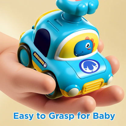Press to Go Dinosaur Car Toys for Toddlers