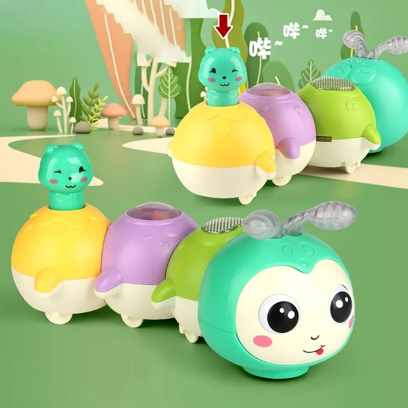 Magnetic Cute Electric Caterpillar with Light and Sound - 225