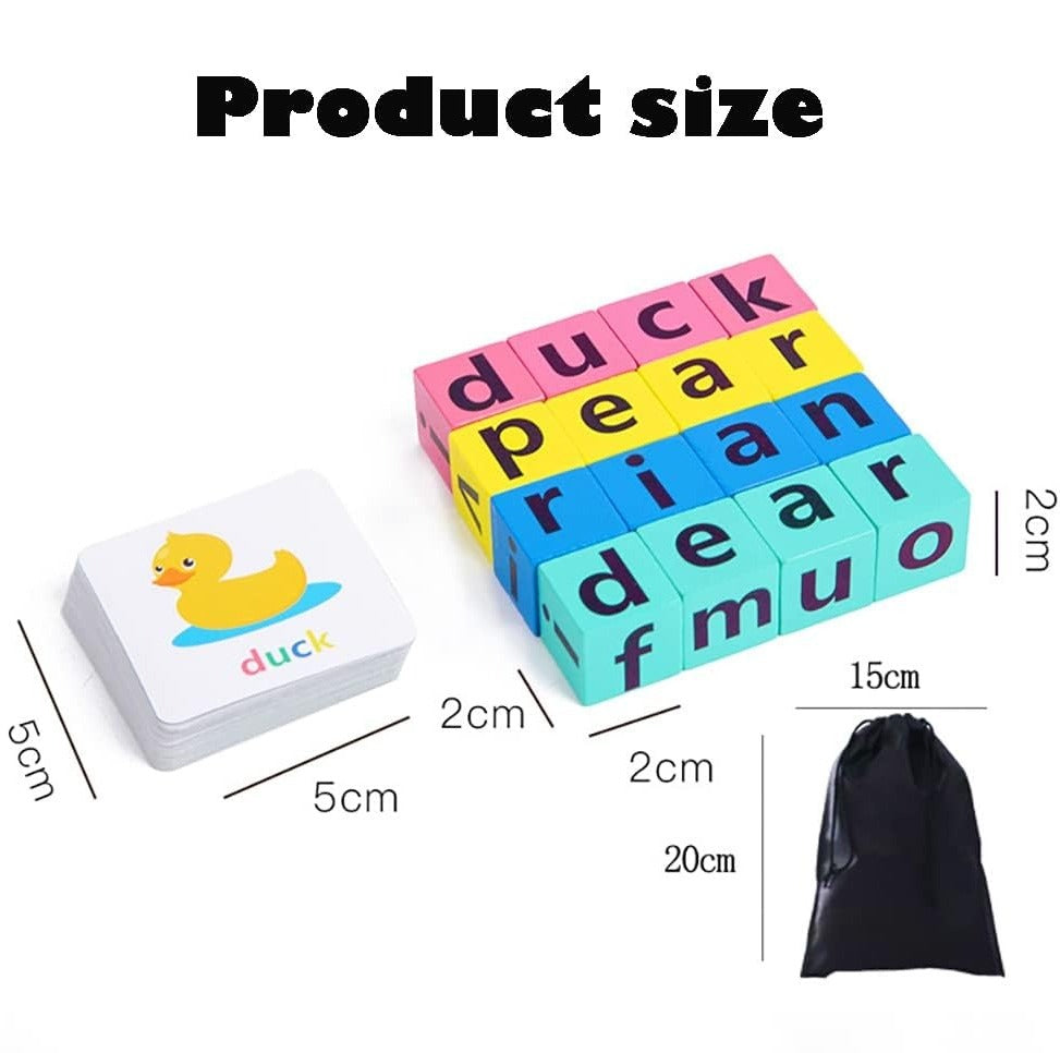 Wooden Spell the Word Learning Spelling Game - 814