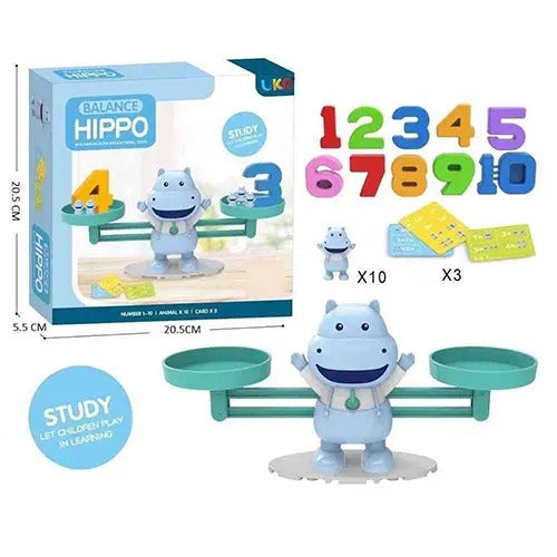 Hippo Fun : Équilibre et calcul mental - 002