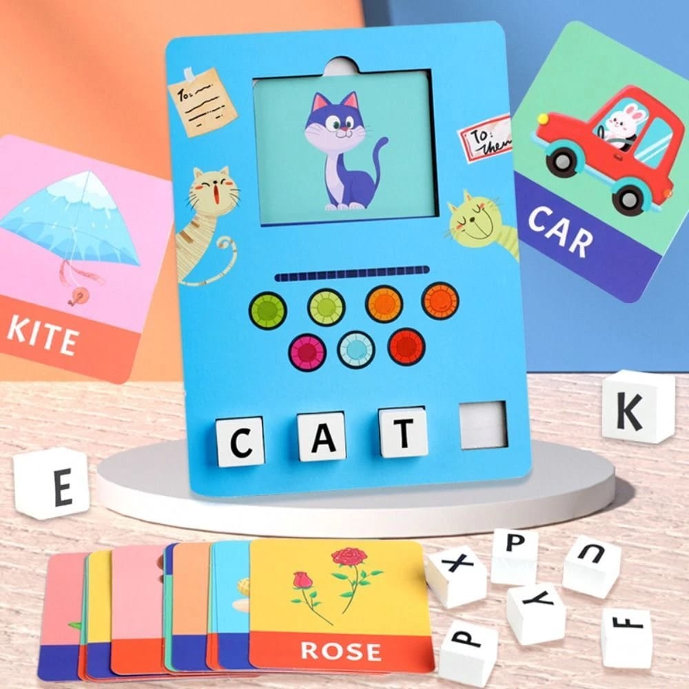 Wooden Learn to Spell Learning Kit Board - 105