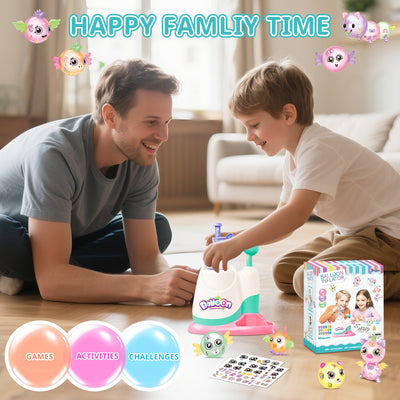 Ballons gonflables jouets à presser, jouets Kawaii Squishies pour fêtes d'enfants de 4 à 8 ans et de 8 à 12 ans, recharges de Squishy qui brillent dans le noir - Kit de fabrication de Squishy DIY