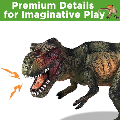 Fidtoy Big Dinosaur Toy Set with T-Rex Storage Box