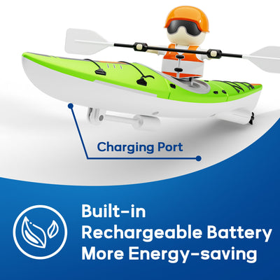 Fidtoy RC Kayak de juguete para niños con control remoto