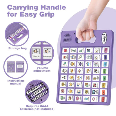 Fidtoy AAC Communication Device for Autism - Bilingual Speech Aid for Toddlers
