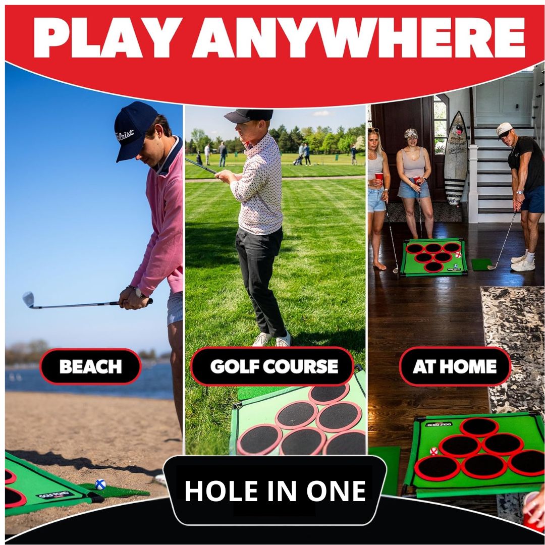 Golf Chipping Mat for Backyard Practice – Portable Golf Training Aid for Indoor & Outdoor Use