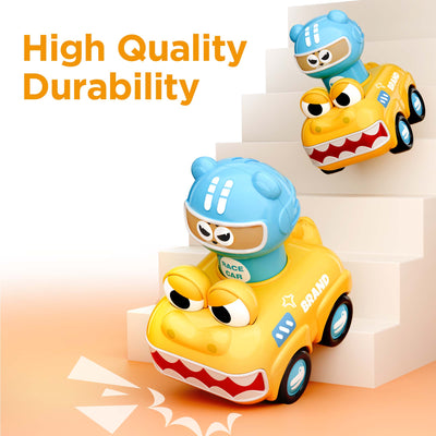 Fidtoy Press to Go Animal Car Toy for Toddlers