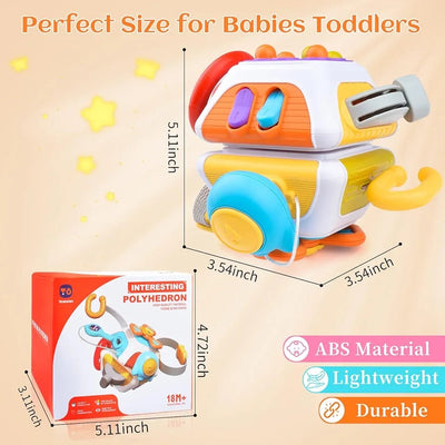 10in1 Montessori Sensory Busy Learning Cube - 180