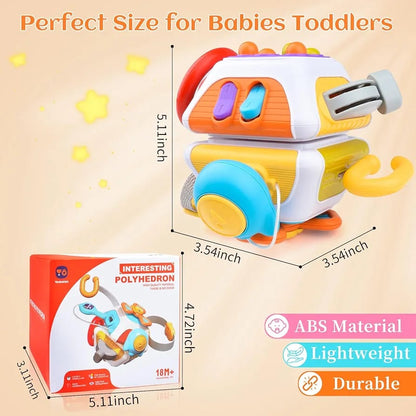 10in1 Montessori Sensory Busy Learning Cube - 180