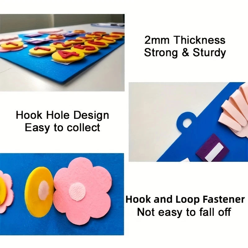 Kid Educational Felt Finger Numbers Math Toy