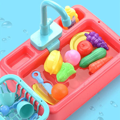 Kit de jeu d'imitation évier et lave-vaisselle de cuisine - 546