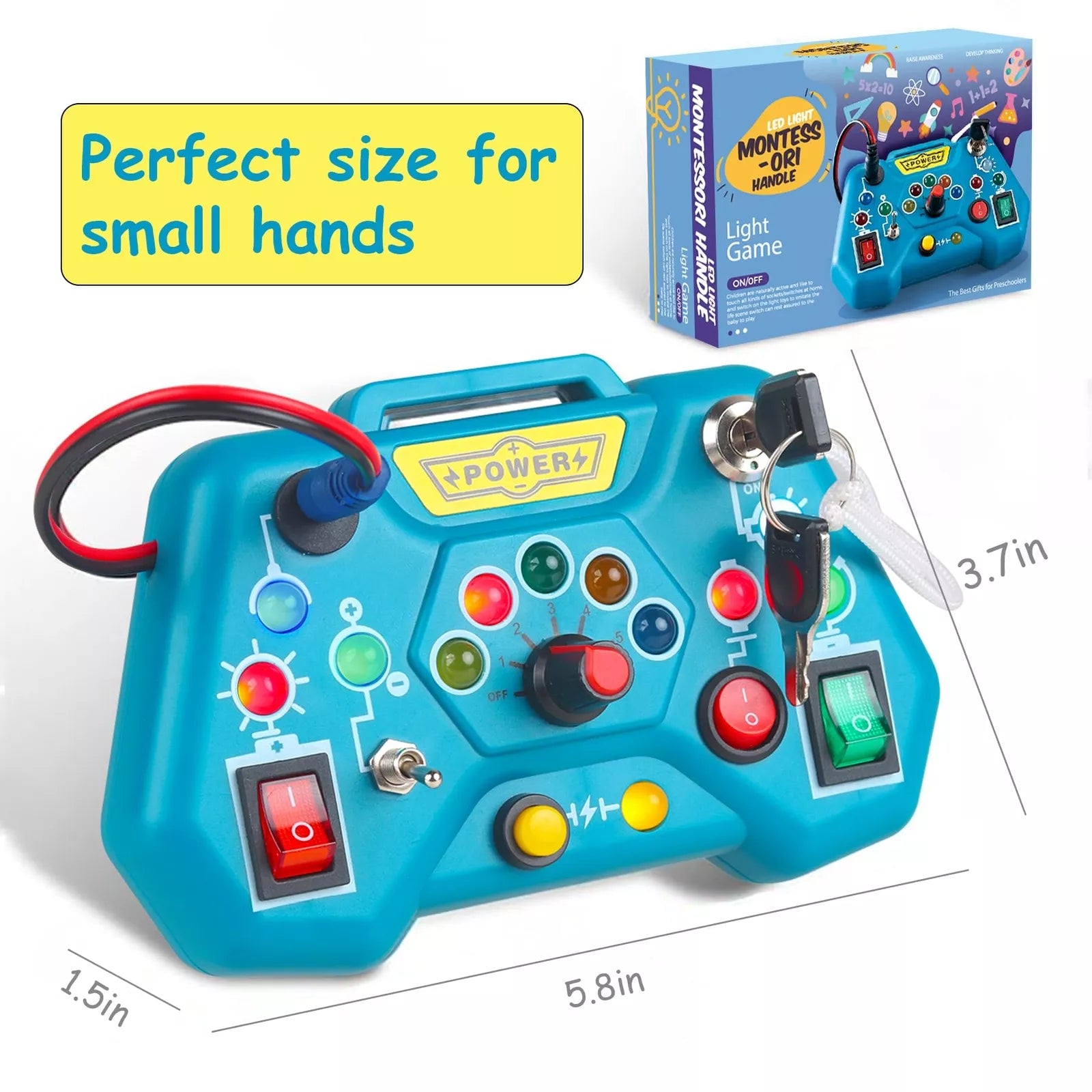Jouets Fidtoy Montessori Busy Board pour les tout-petits