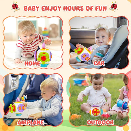 6in1 Busy Catch Ball Activity Cube - 022