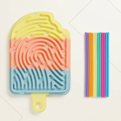 FidgetFrost – Juguetón y Suave – Busy Board de Silicona