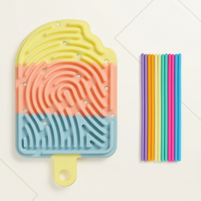 FidgetFrost – Speels & Zacht – Siliconen Busy Board