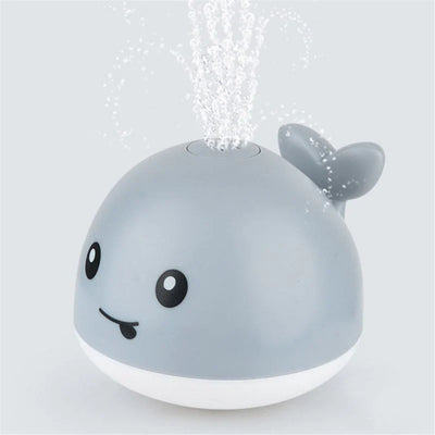 Fidtoy Whale Bath Toy Sprinkler with Lights for Babies