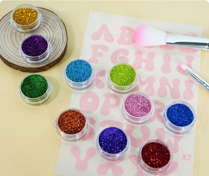 Kids DIY Glitter Tattoo Set Party Craft Kit