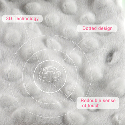 2 Pair Baby Comforter Blanket for New-born Toys Sensory Toys for Babies Baby New-born Animal Soft Toys Gifts Soft Touch Cuddle Snuggle Toys