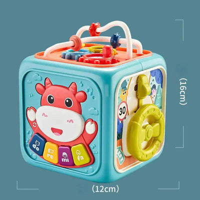 Fidtoy Multifunctional Activity Cube Toy for Toddlers 18M+