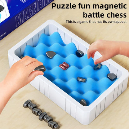 2in1 Magnetic Effect Chess Stone Family Board Game